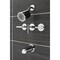 Kingston Brass KBX8131CML Three-Handle Tub and Shower Faucet, Polished Chrome KBX8131CML - alternate 2